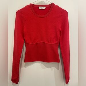 Babaton x Aritzia Long Sleeve Sculpt Crew Neck / Size S